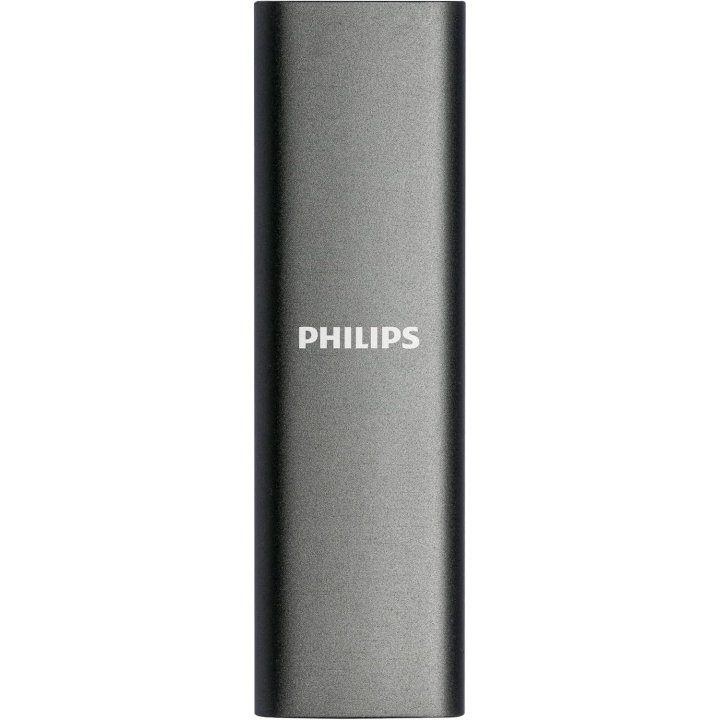 Disco duro externo SSD Philips ultra slim 500GB m.2 USB-C gris…