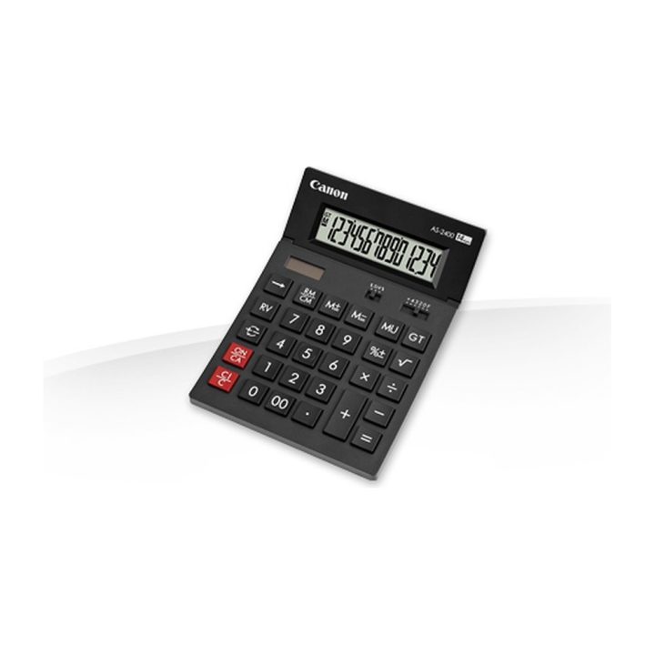 Canon AS-2400 calculadora de secretária Ecrã da calculadora Preto