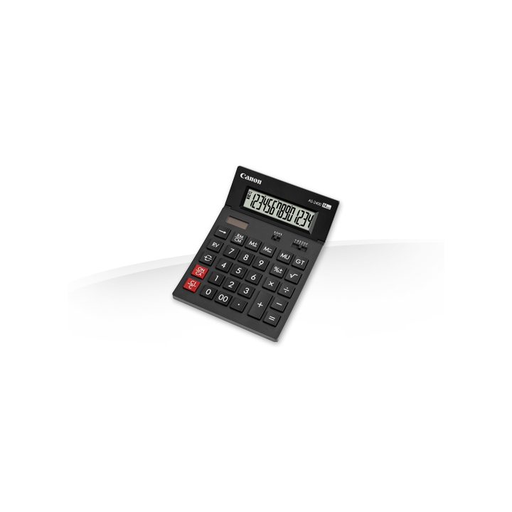 Canon AS-2400 calculadora Escritorio Pantalla de calculadora Negro
