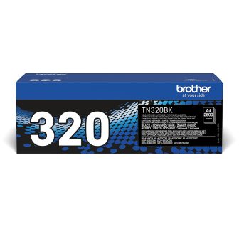 Brother TN-320BK cartucho de tóner 1 peça(s) Original Preto