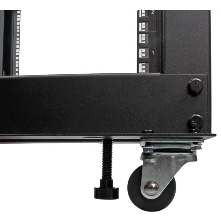 StarTech.com 25U Mobile Open Frame 4-Post Server Rack - 19-Inch…