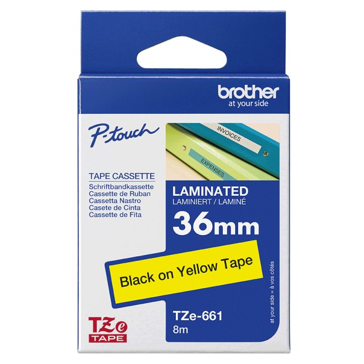 Brother TZE-661 cinta para impresora de etiquetas TZ