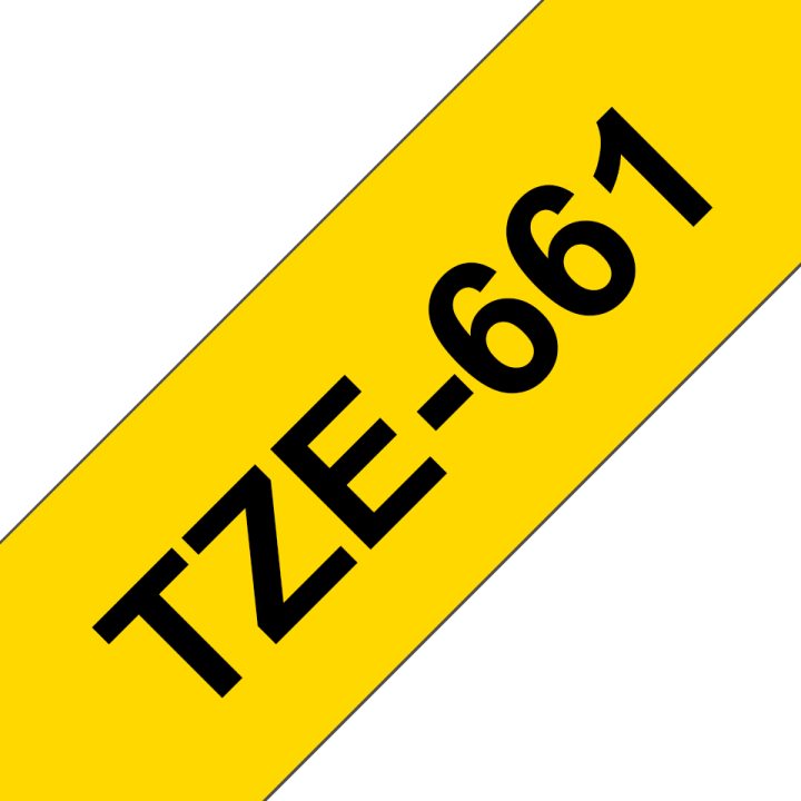 Brother TZE-661 fita para impressora de etiquetas TZ