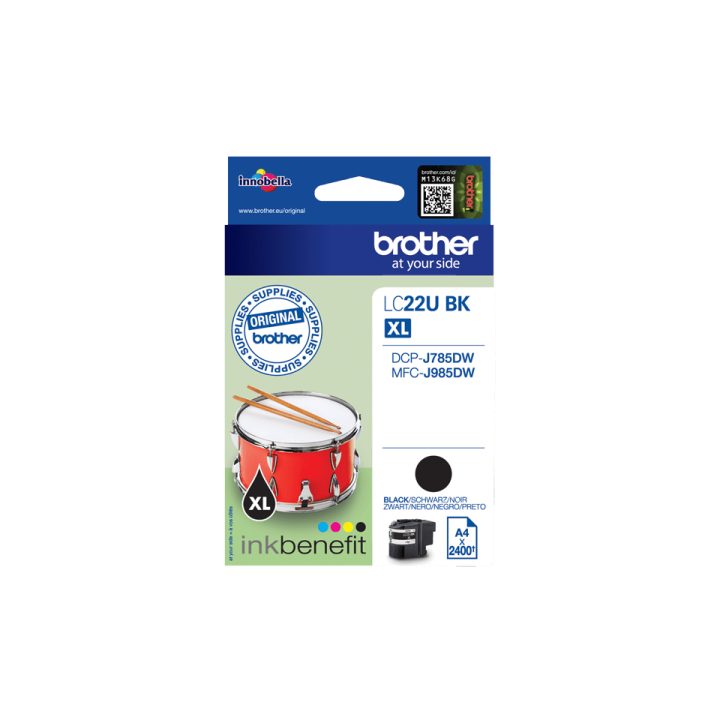 Brother LC22UBK ink cartridge 1 piece(s) Original High yield (XL)…