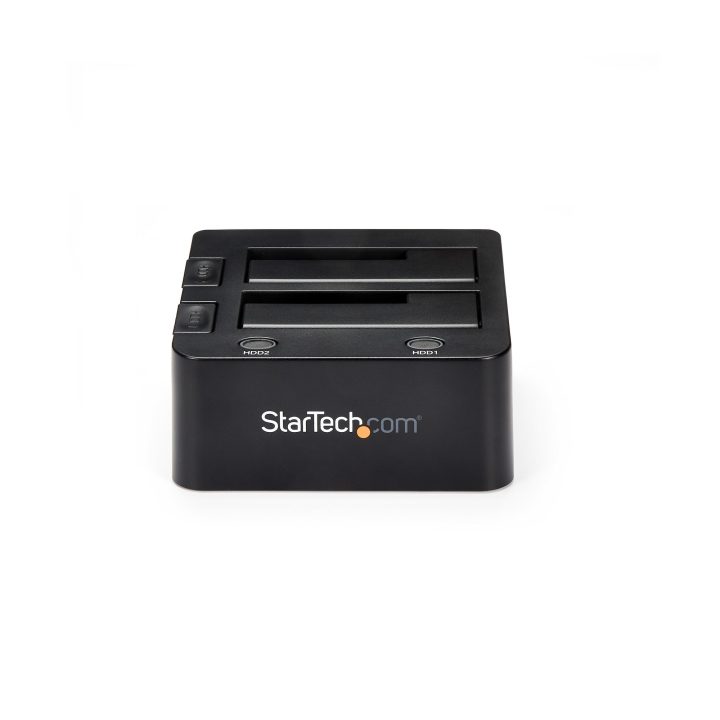 StarTech.com 2-Bay USB 3.0 to SATA Docking Station - USB Hard Drive…