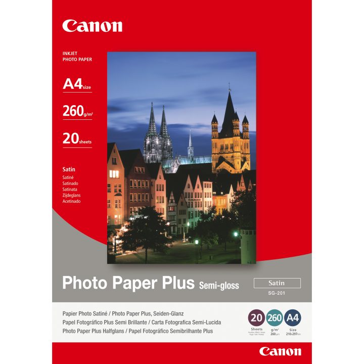 Canon 1686B021 papel fotográfico A4 Satinado