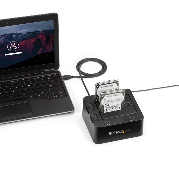 StarTech.com Estação de Acolhimento de 2 Baías USB 3.0 para SATA -…