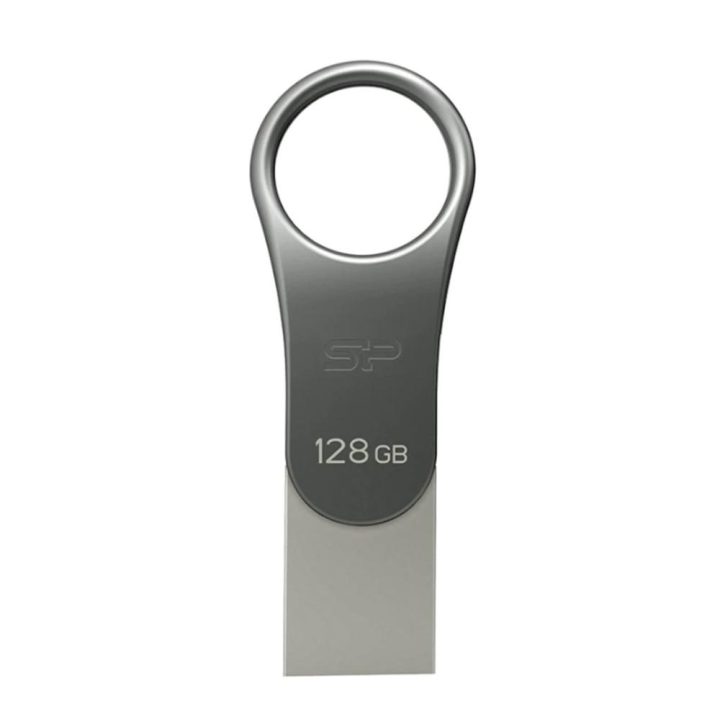 Silicon Power SP C80 USB-C 3.2 128GB Dual Metallic Flash Drive…