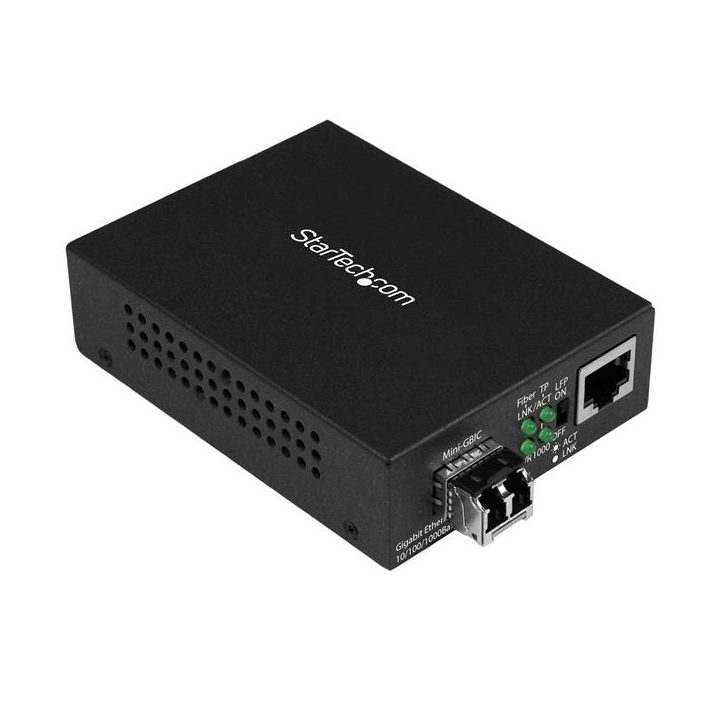StarTech.com LC Multimode Fiber Media Converter for 10/100/1000Mbps…
