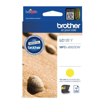 Brother LC12EY cartucho de tinta 1 peça(s) Original Amarelo