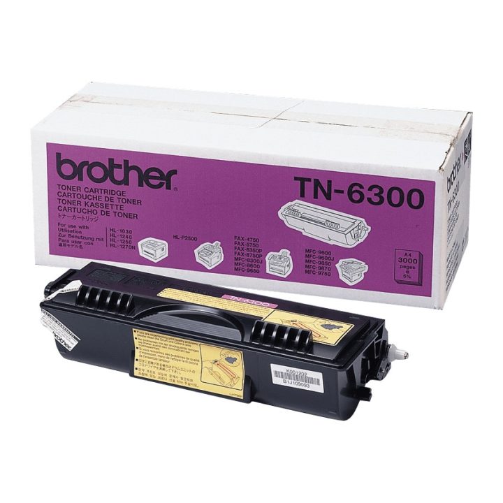 Brother TN-6300 cartucho de tóner 1 pieza(s) Original Negro