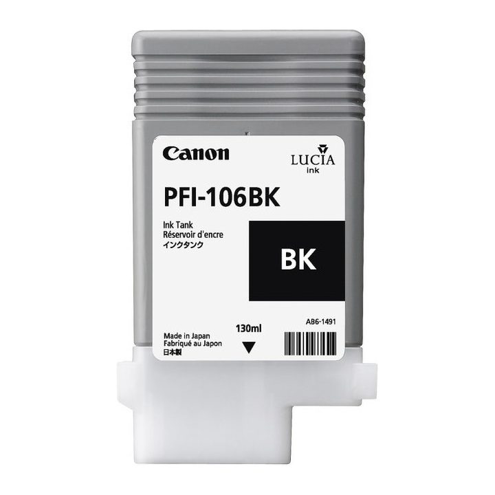 Canon PFI-106 BK Ink Cartridge 1 piece(s) Original Photo Black