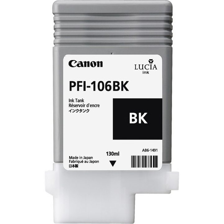 Canon PFI-106 BK Ink Cartridge 1 piece(s) Original Photo Black