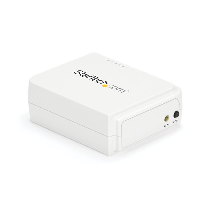 StarTech.com Wireless N and Ethernet Print Server with 1 USB Port -…