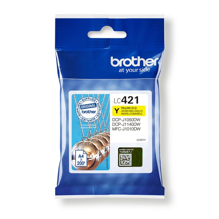 Brother LC-421Y ink cartridge 1 piece(s) Original Yellow