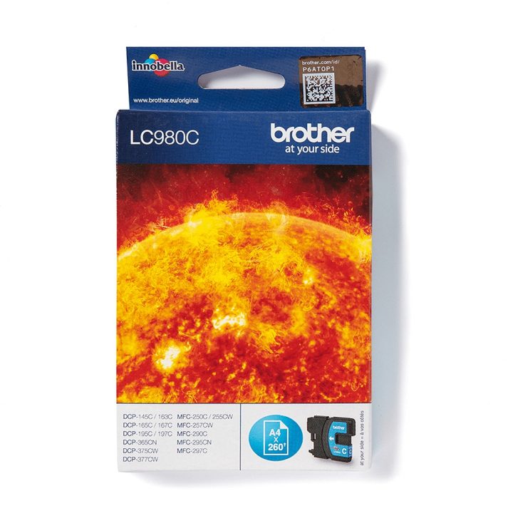 Brother LC980C ink cartridge 1 piece(s) Original Cyan