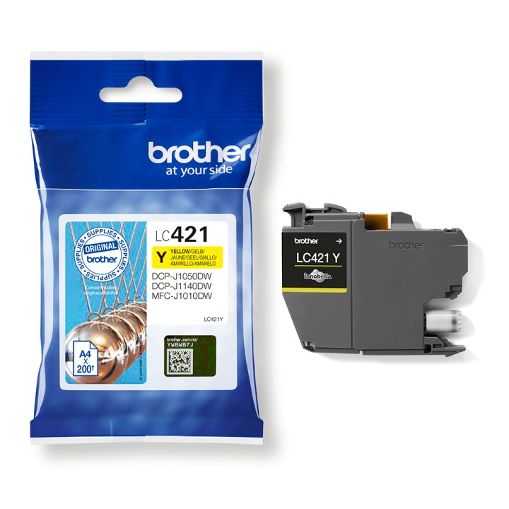 Brother LC-421Y ink cartridge 1 piece(s) Original Yellow