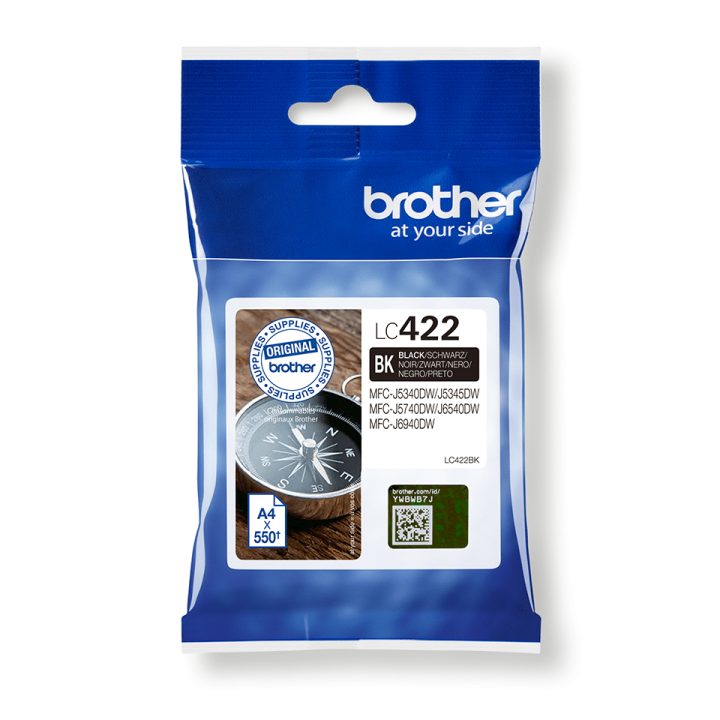 Brother LC422BK Ink Cartridge 1 piece(s) Original Black