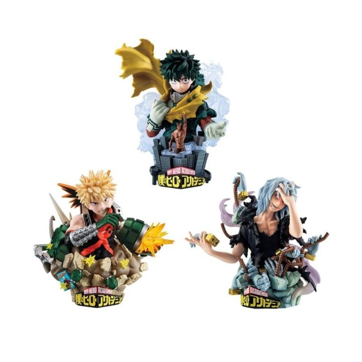 Pack 3 figuras Megahouse petitrama ex series 3 my hero academia type…