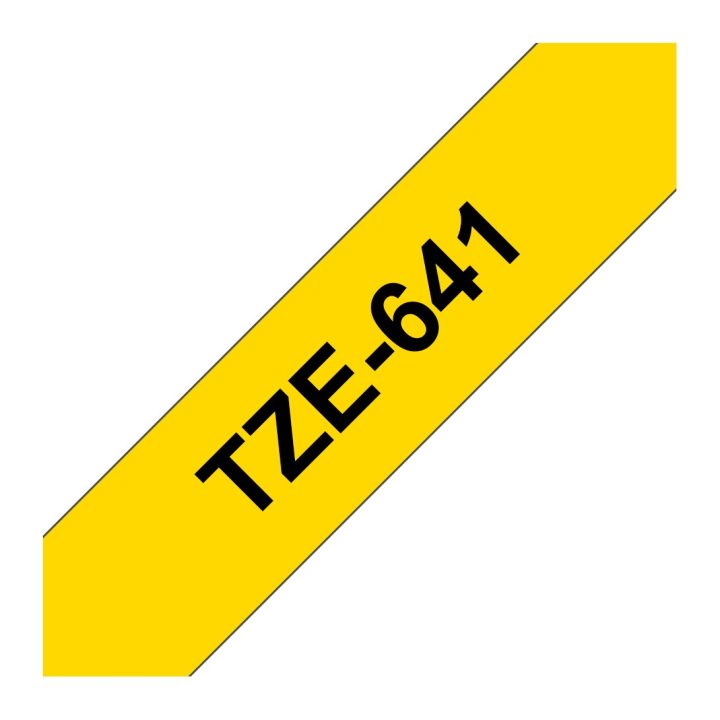 Brother TZE-641 cinta para impresora de etiquetas Negro sobre amarillo