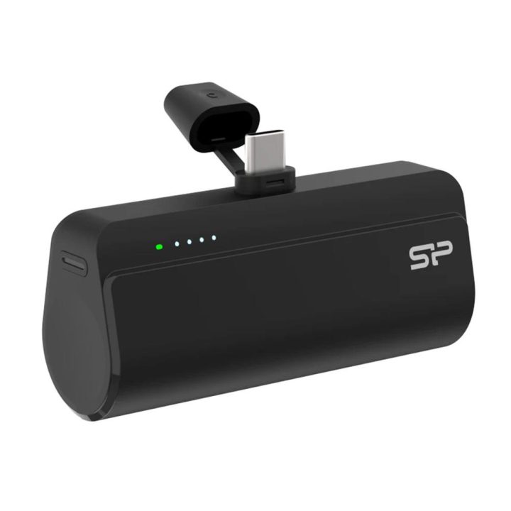 Silicon Power QD50 5000mAh USB-C Power Bank Black (SP5K0MAPBKQD500K)