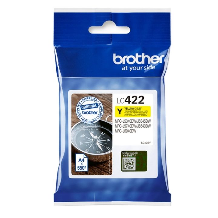 Brother LC-422Y ink cartridge 1 piece(s) Original Yellow