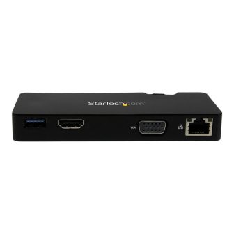 StarTech.com Travel USB 3.0 Port Replicator with HDMI or VGA - Laptop…