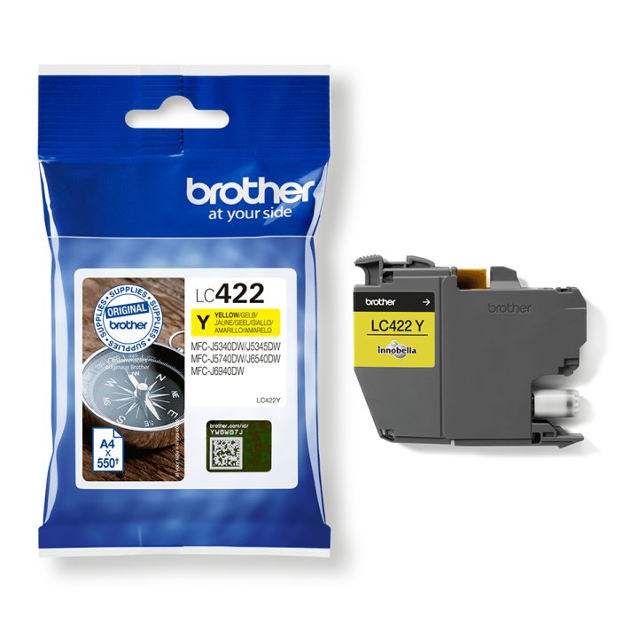 Brother LC-422Y ink cartridge 1 piece(s) Original Yellow