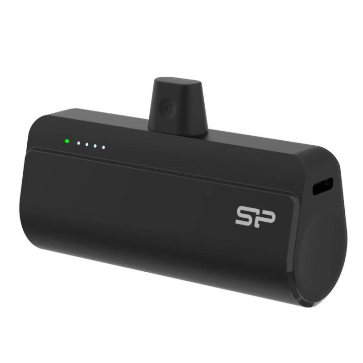 Powerbank Silicon Power QD50 5000mAh USB-C preto (SP5K0MAPBKQD500K)
