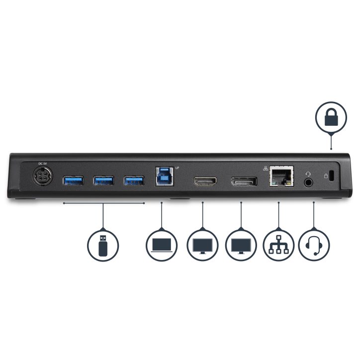 StarTech.com Docking Station USB 3.0 para 2 Monitores HDMI y…