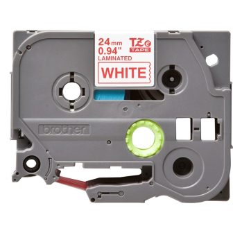 Brother TZE-252 cinta para impresora de etiquetas Rojo sobre blanco