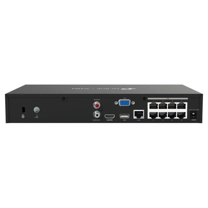 TP-Link VIGI NVR1008H-8MP Gravador de vídeo em rede (NVR) Preto