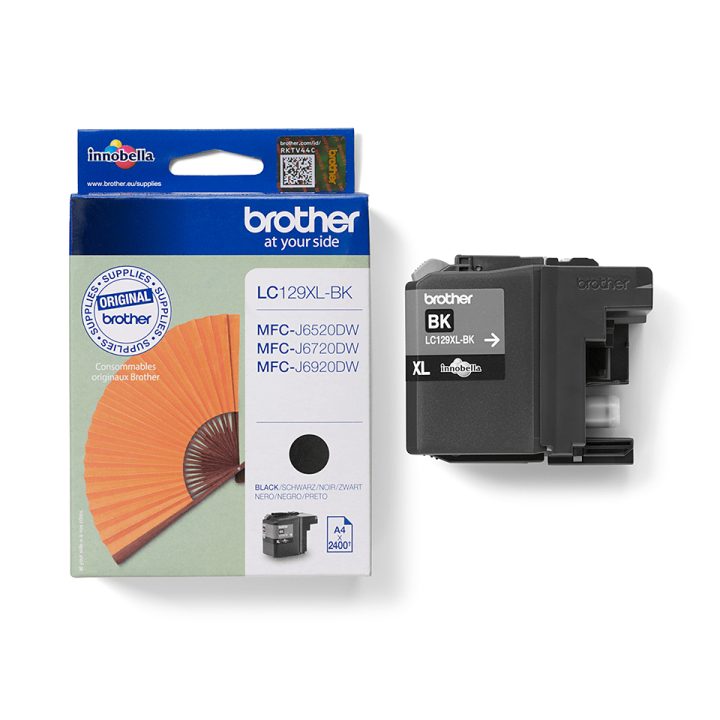 Brother LC129XLBK cartucho de tinta 1 unidade(s) Original Alto…
