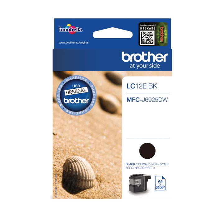 Brother LC12EBK Ink Cartridge 1 piece(s) Original Black