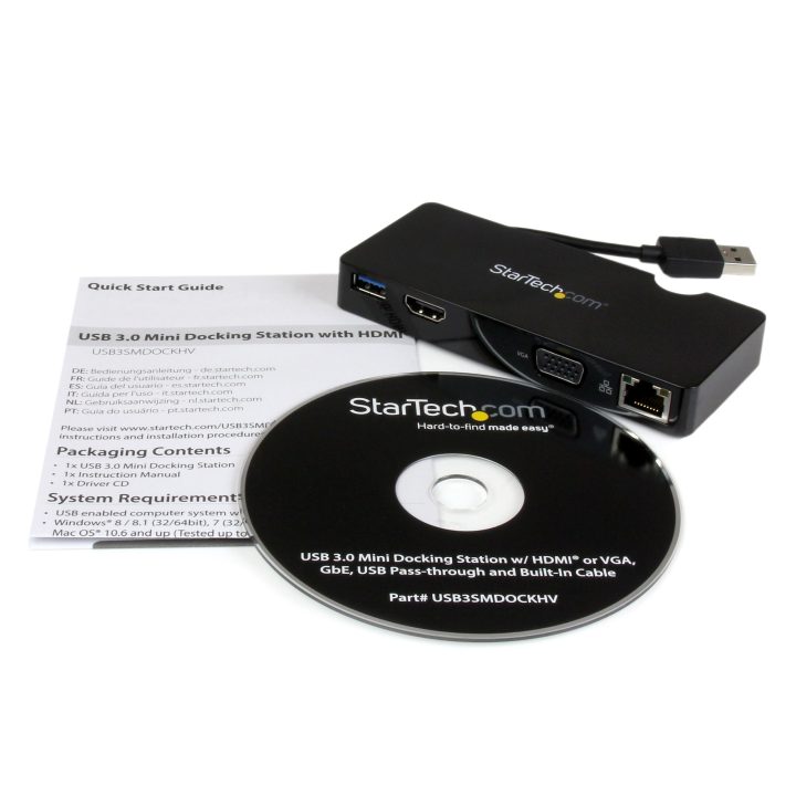 StarTech.com Replicador de Portas USB 3.0 de Viagem com HDMI ou VGA -…