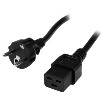 StarTech.com Cable de 2m de Alimentación de Ordenador, 16AWG, EU…