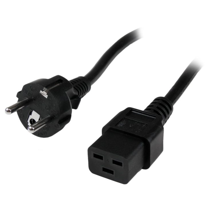StarTech.com Cabo de Alimentação de PC de 2m, 16AWG, EU Schuko para…