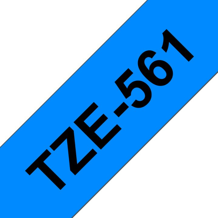 Brother TZE-561 Label Printer Tape Black on Blue