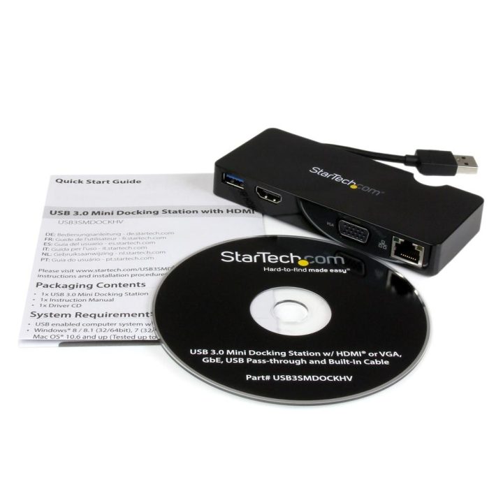 StarTech.com Travel USB 3.0 Port Replicator with HDMI or VGA - Laptop…