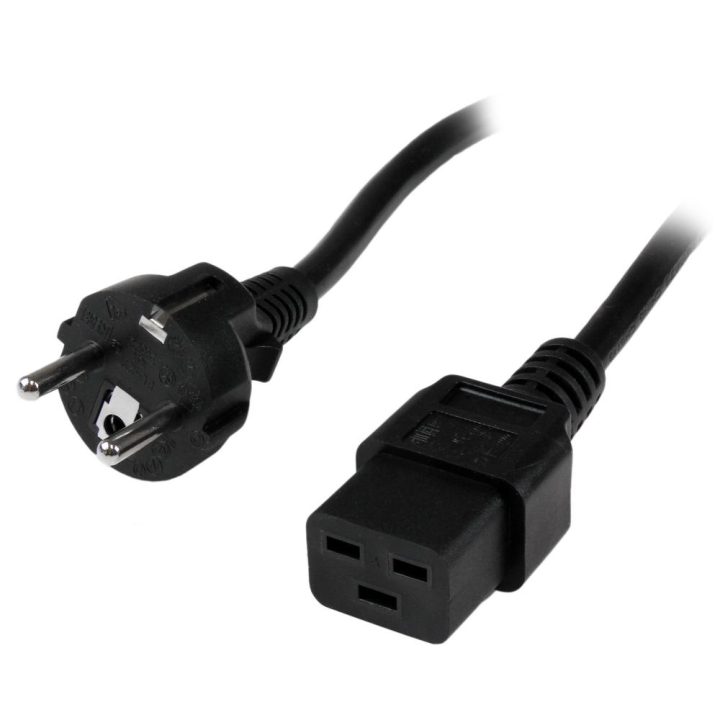 StarTech.com Cabo de Alimentação de PC de 2m, 16AWG, EU Schuko para…