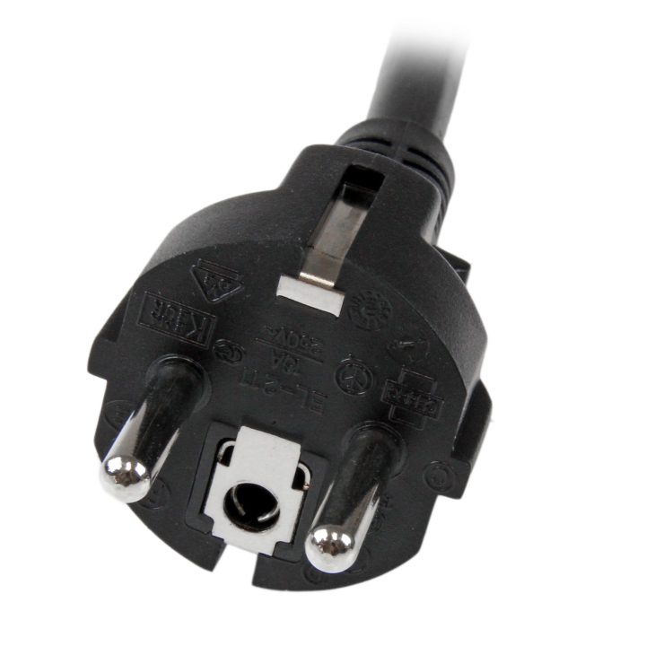 StarTech.com Cable de 2m de Alimentación de Ordenador, 16AWG, EU…