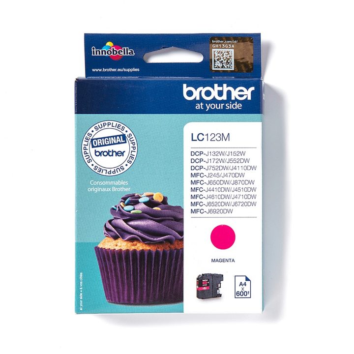 Brother LC123M ink cartridge 1 piece(s) Original Magenta