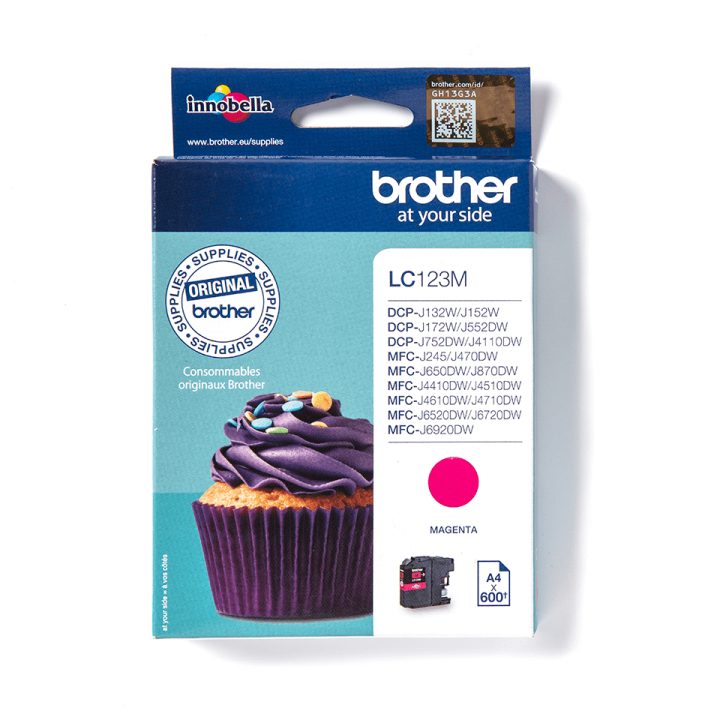 Brother LC123M ink cartridge 1 piece(s) Original Magenta