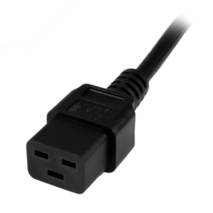 StarTech.com 2m Computer Power Cable, 16AWG, EU Schuko to C19, 16A…