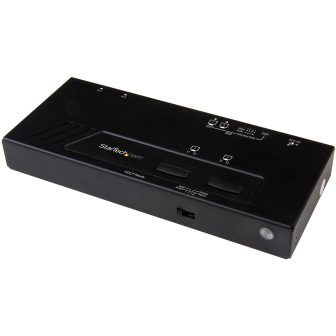 StarTech.com Switch Selector Matricial HDMI de 2x2 - Conmutado Rápido…