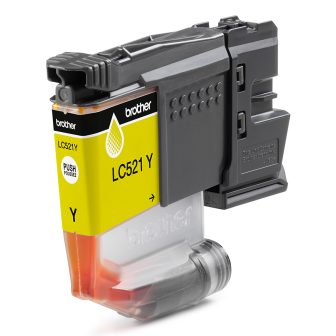 Brother LC521Y cartucho de tinta 1 pieza(s) Original Amarillo
