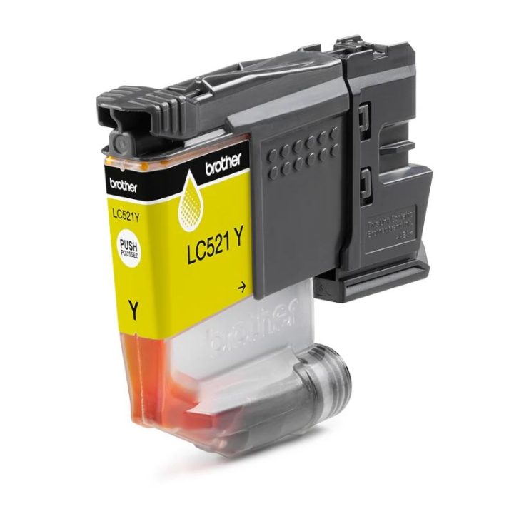Brother LC521Y cartucho de tinta 1 pieza(s) Original Amarillo