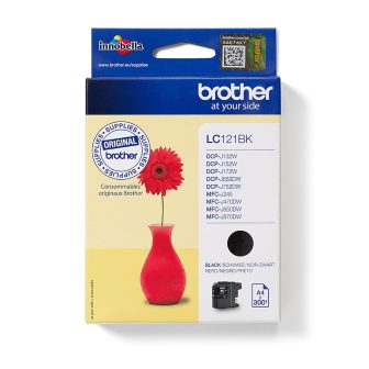 Brother LC121BK cartucho de tinta 1 unidade(s) Original Preto