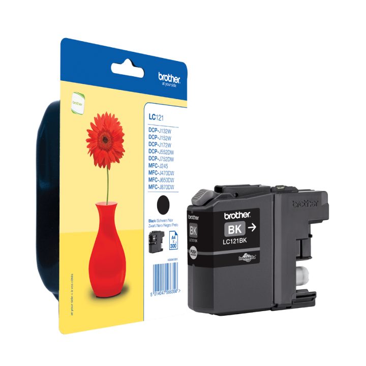 Brother LC121BK Ink Cartridge 1 piece(s) Original Black