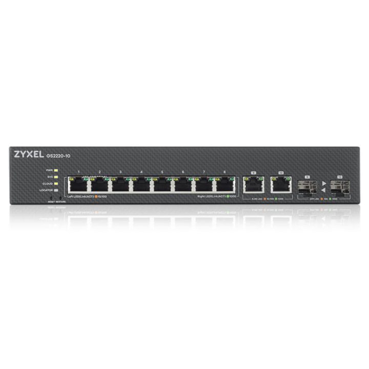 Zyxel GS2220-10-EU0101F Managed L2 Gigabit Ethernet (10/100/1000)…